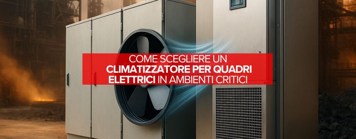 Ecco come evitare guasti, blackout e fermi macchina con la scelta giusta (e garantita) di un climatizzatore per quadri elettrici